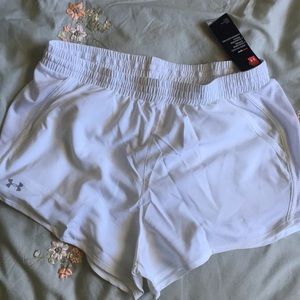 Brand New Under Armour White Running Shorts